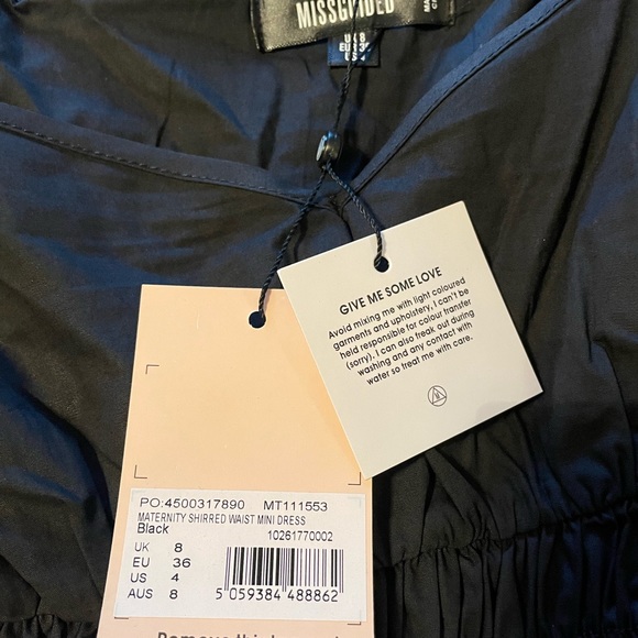 NWT Missguided Maternity Dress Size 4 - Picture 3 of 3